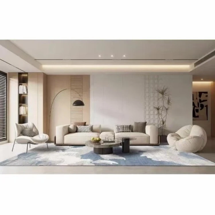 Mixed-color Wool Blended Carpet