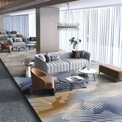 Colorful Striped Patterned Carpet