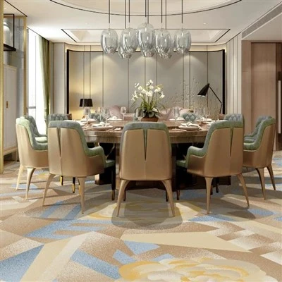 Dining Private Room Printed Carpet