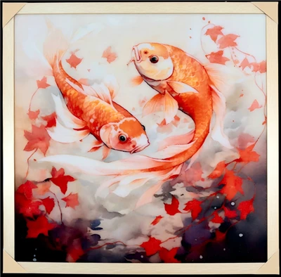 Koi Fish Decorative Tapestry