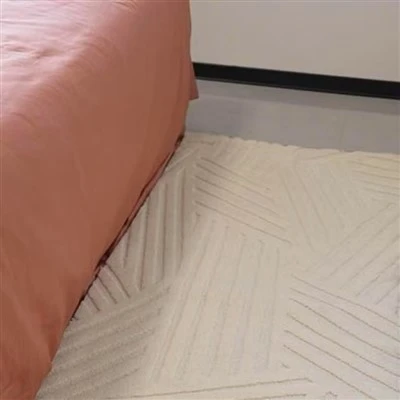 Long Plush Comforter for The Bedside