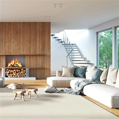 Solid-color Wool Blended Carpet
